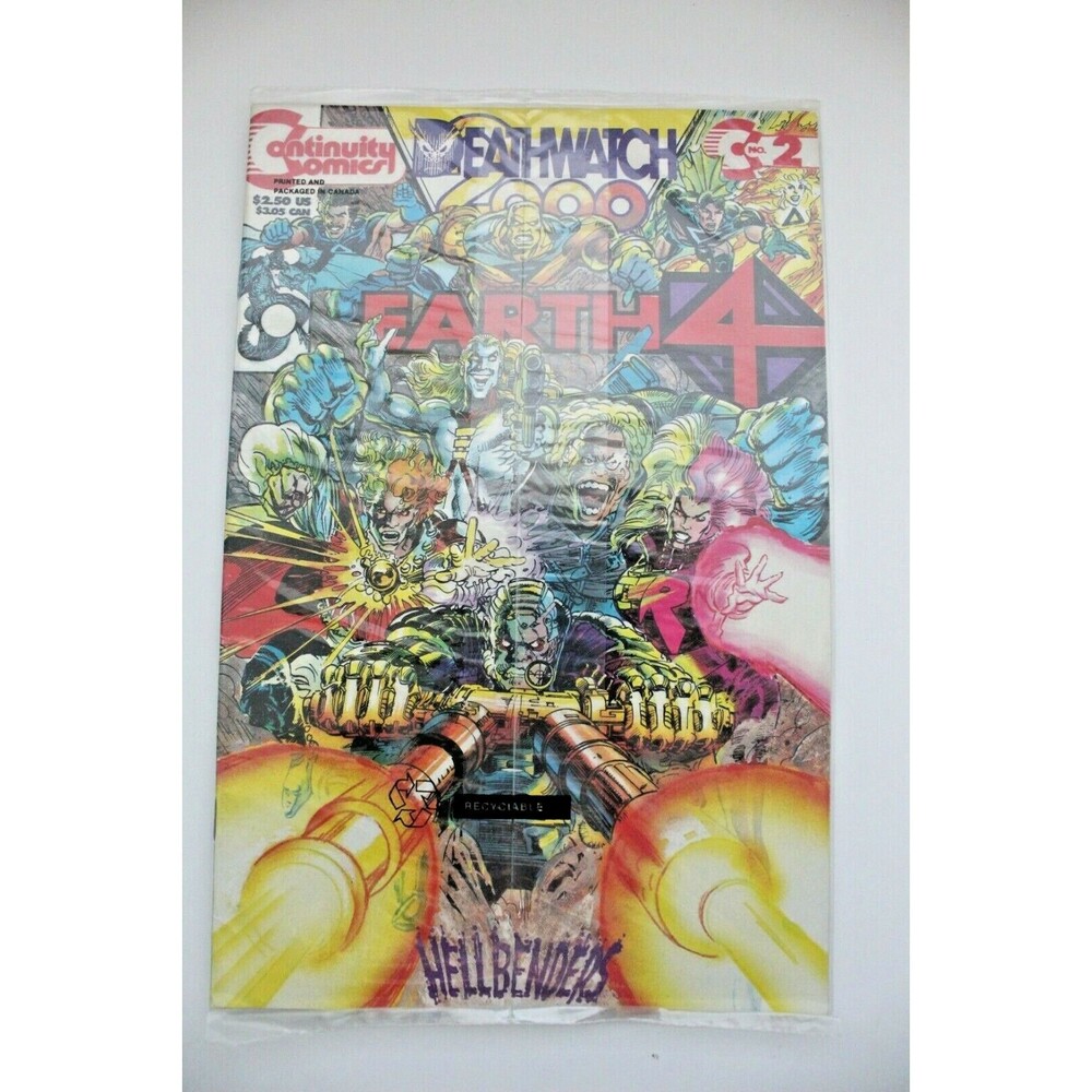 Earth 4 Deathwatch 2000 Hellbenders #2 Continuity Comics